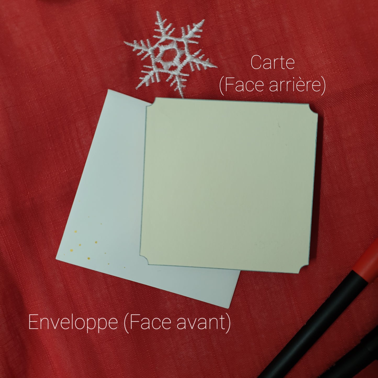 Mini-Carte - Joyeux Noël Rouge et Vert