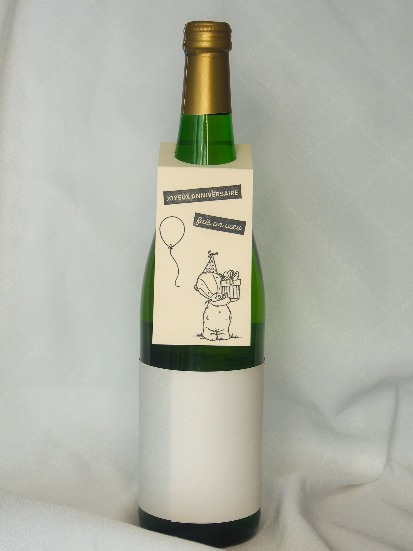 Étiquette pour bouteille